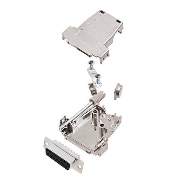 6355-0084-12 D-SUB BACKSHELL, SHIELDED, TOP A