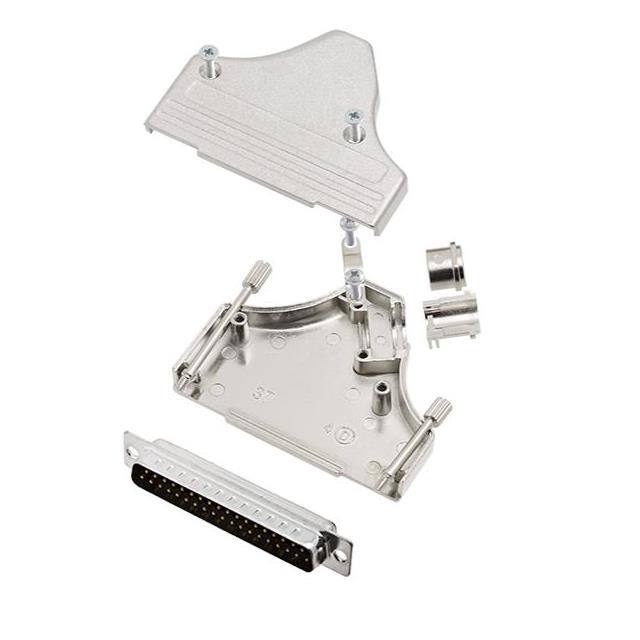 6355-0007-04 D-SUB BACKSHELL, FULL METAL, 35