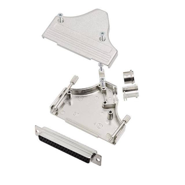 6355-0007-14 D-SUB BACKSHELL, FULL METAL, 35