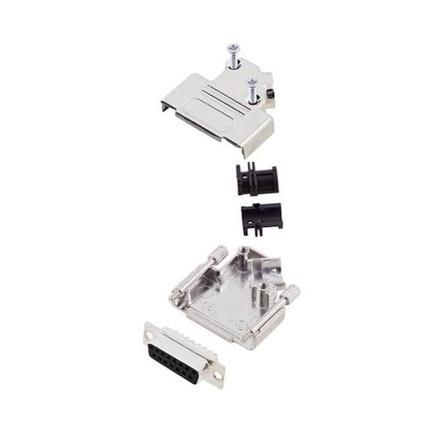 6355-0003-32 D-SUB BACKSHELL, FULL METAL, 45