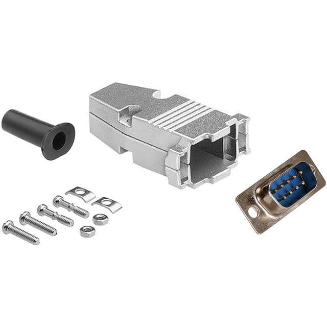 DSC-9MM-KIT D-Sub DB9 MALE SLDR MTL KIT