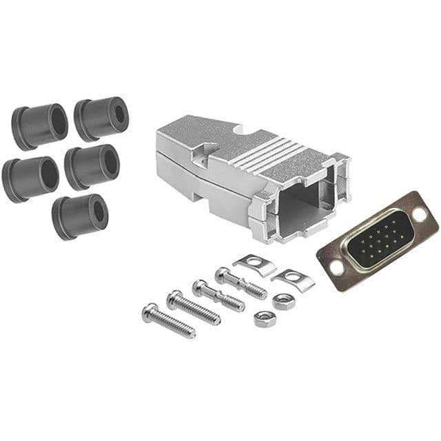 DSC-15HMM-KIT D-Sub DB15 HD MALE SLDR MTL KIT