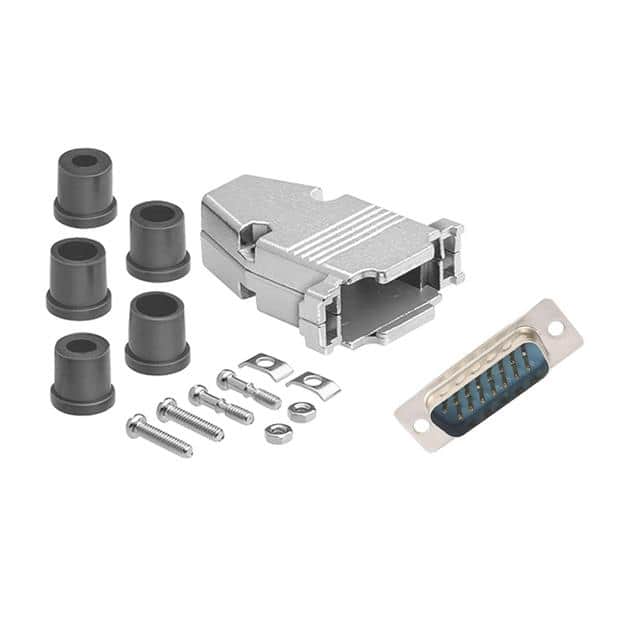 DSC-15MM-KIT D-Sub DB15 MALE SLDR MTL KIT