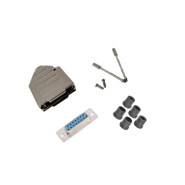 DSC-15FMD-KIT D-Sub DB15 F SLDR MTL DLX KIT