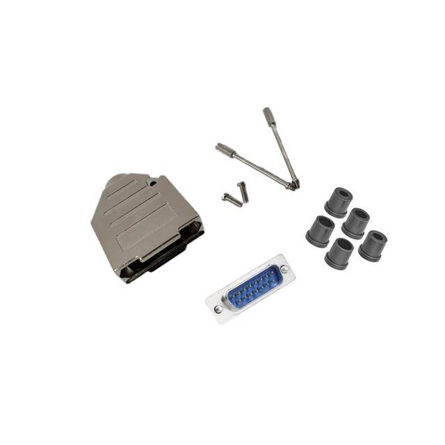 DSC-15MMD-KIT D-Sub DB15 M SLDR MTL DLX KIT