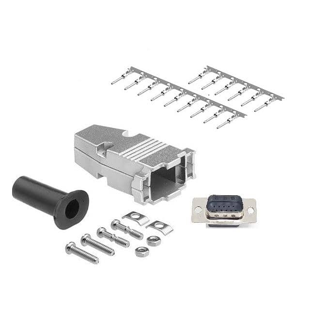 DCT-15HMM-KIT DB15 HD M CRIMP MTL HOOD KIT