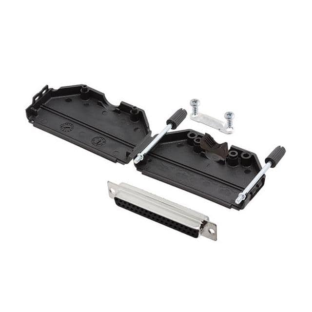 6355-0054-14 D-SUB BACKSHELL, UNSHIELDED, 180