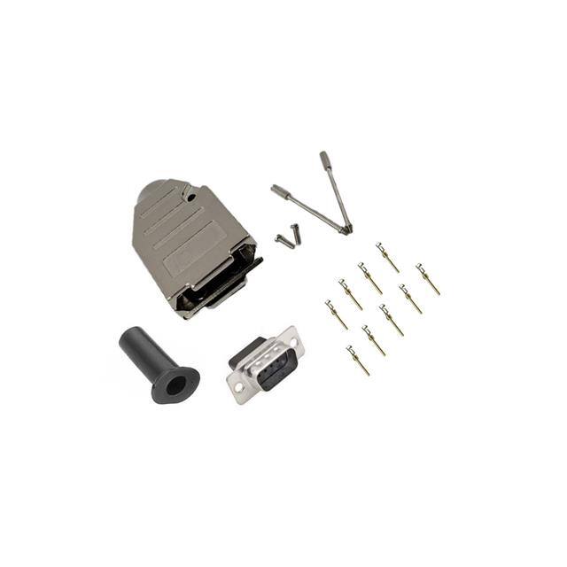 DCT-9MMD-KIT DB9 M CRIMP MTL NO-EAR KIT