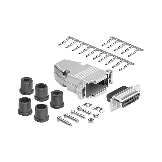 DCT-15FM-KIT DB15 F CRIMP MTL HOOD KIT