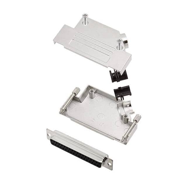6355-0003-34 D-SUB BACKSHELL, FULL METAL, 45