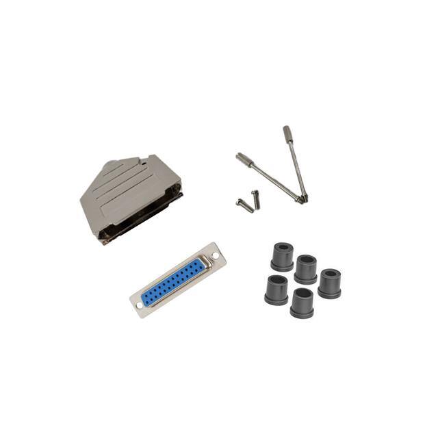 DSC-25FMD-KIT D-Sub DB25 F SLDR MTL DLX KIT