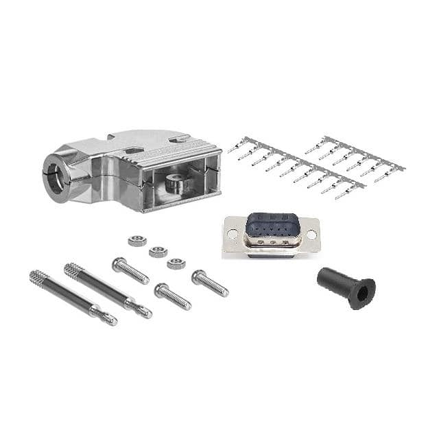 DCT-15HMMA-KIT DB15 HD M CRIMP MTL 90DEG HD KIT