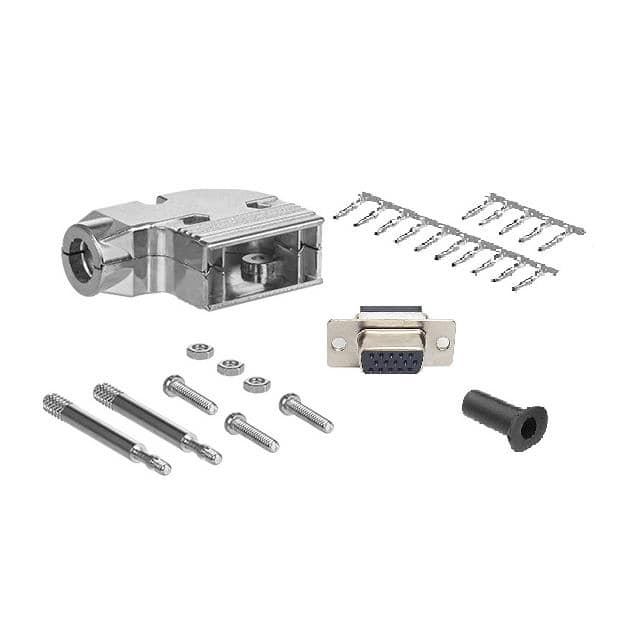 DCT-15HFMA-KIT DB15 HD F CRIMP MTL 90DEG HD KIT