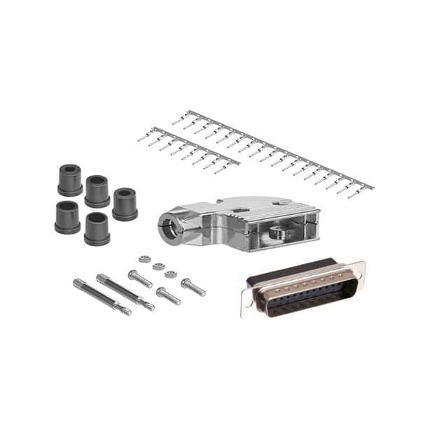 DCT-25MMA-KIT DB25 M CRIMP MTL 90DEG HOOD KIT
