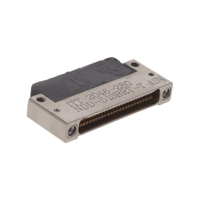 NDD-51SBRTT-A174 CONN D-TYPE RCPT 51POS R/A SLDR