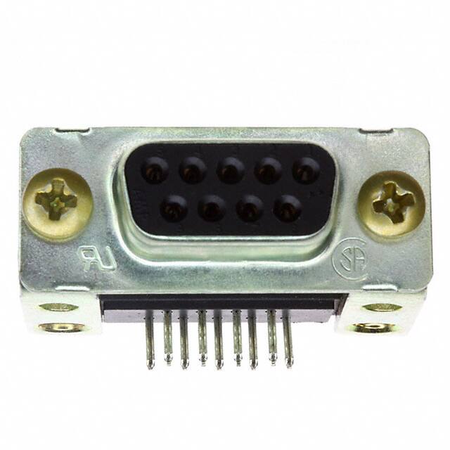 205866-1 CONN D-SUB RCPT 9POS R/A SLDR