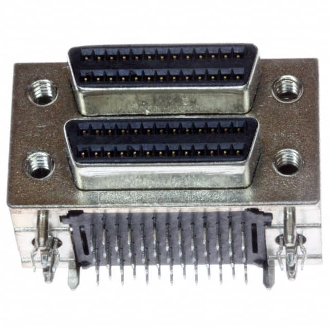 750820-1 CONN D-TYPE RCPT 26POS R/A SLDR