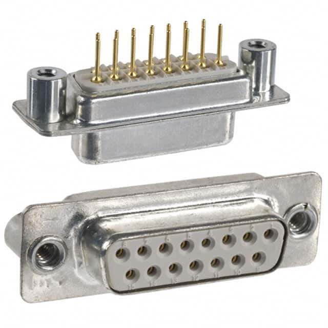 172-015-212-021 CONN D-SUB RCPT 15P PNL MNT SLDR