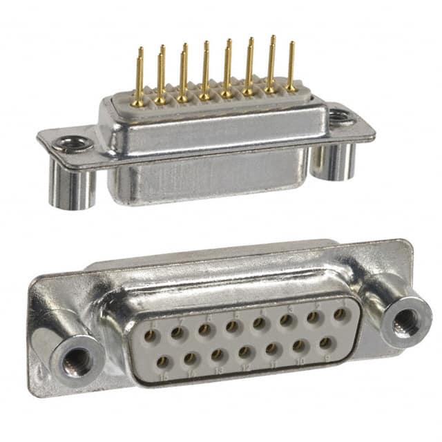 172-015-212R031 CONN D-SUB RCPT 15P PNL MNT SLDR