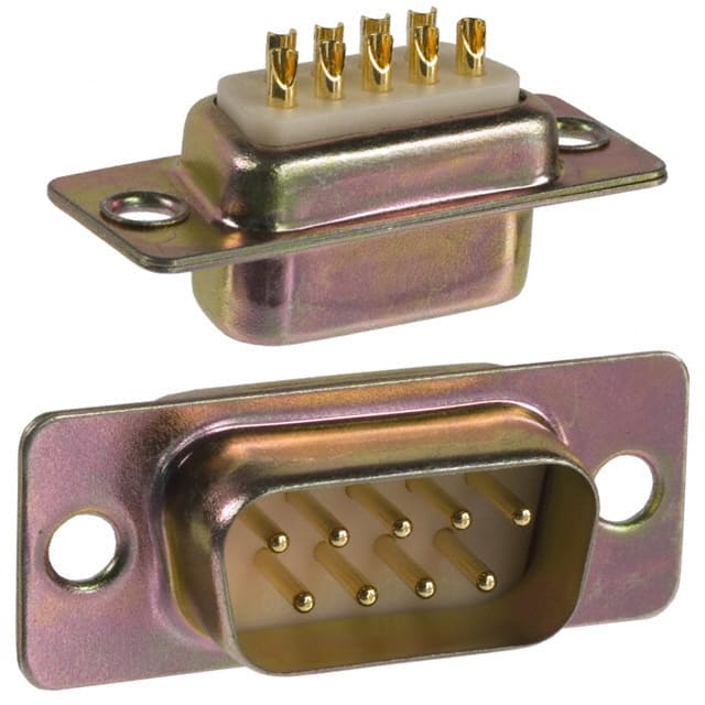 172-E09-101R001 CONN D-SUB PLUG 9POS PNL MNT
