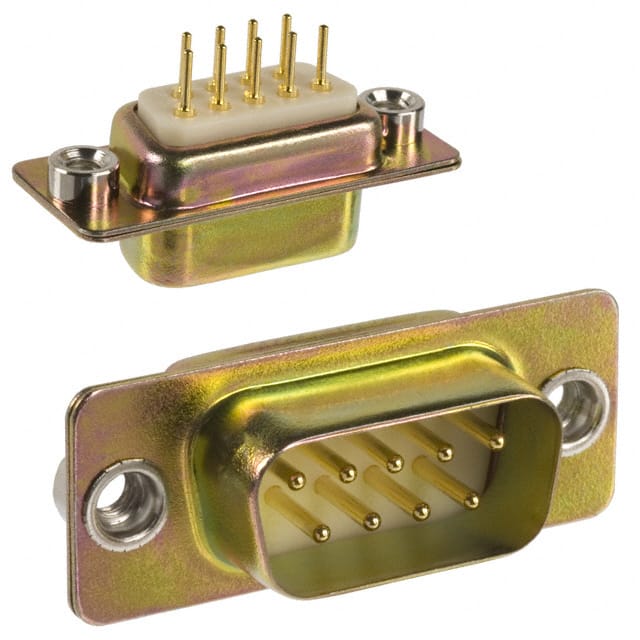 172-E09-111-011 CONN D-SUB PLUG 9P PNL MNT SLDR