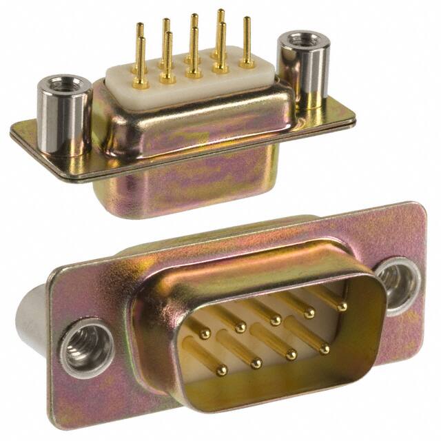 172-E09-111R021 CONN D-SUB PLUG 9P PNL MNT SLDR