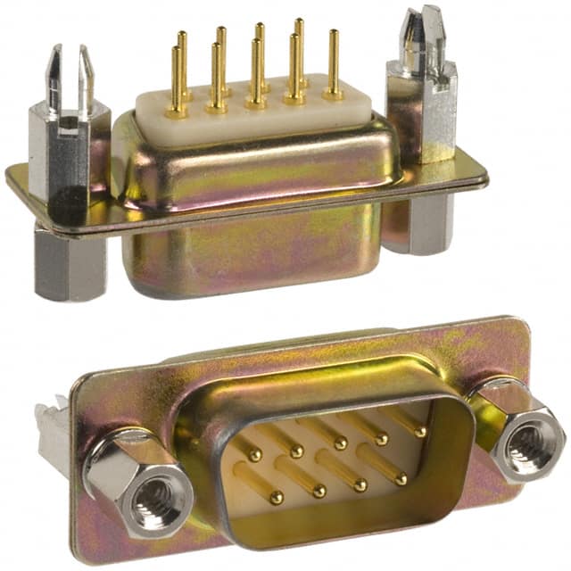 172-E09-111R911 CONN D-SUB PLUG 9P PNL MNT SLDR