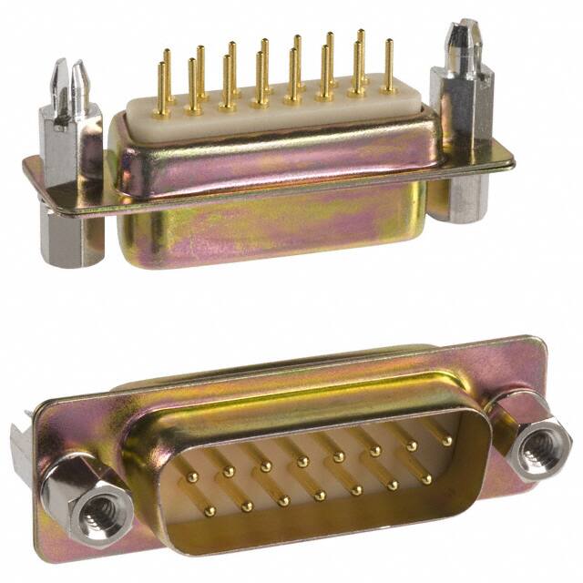 172-E15-111-911 CONN D-SUB PLUG 15P PNL MNT SLDR