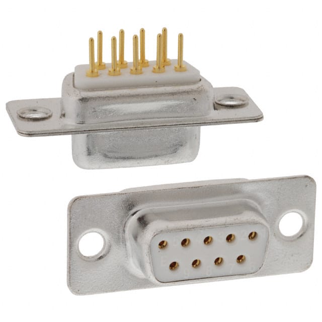 172-E09-212-001 CONN D-SUB RCPT 9P PNL MNT SLDR