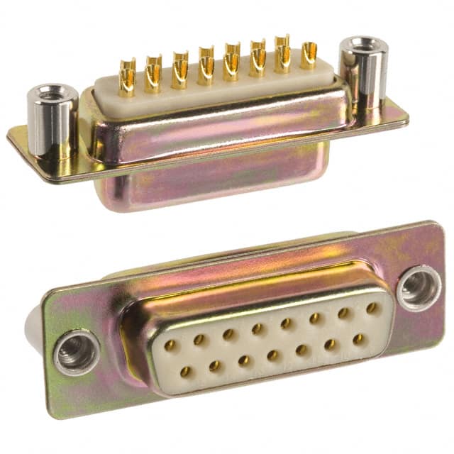 172-E15-201R021 CONN D-SUB RCPT 15POS PNL MNT