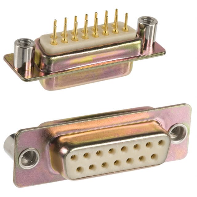 172-E15-211-021 CONN D-SUB RCPT 15P PNL MNT SLDR