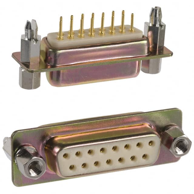 172-E15-211-911 CONN D-SUB RCPT 15P PNL MNT SLDR