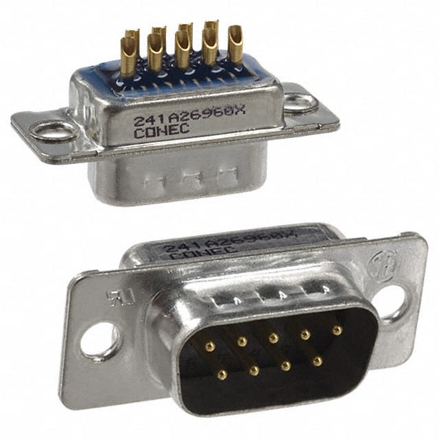 241A26960X CONN D-SUB PLUG 9POS SLDR CUP