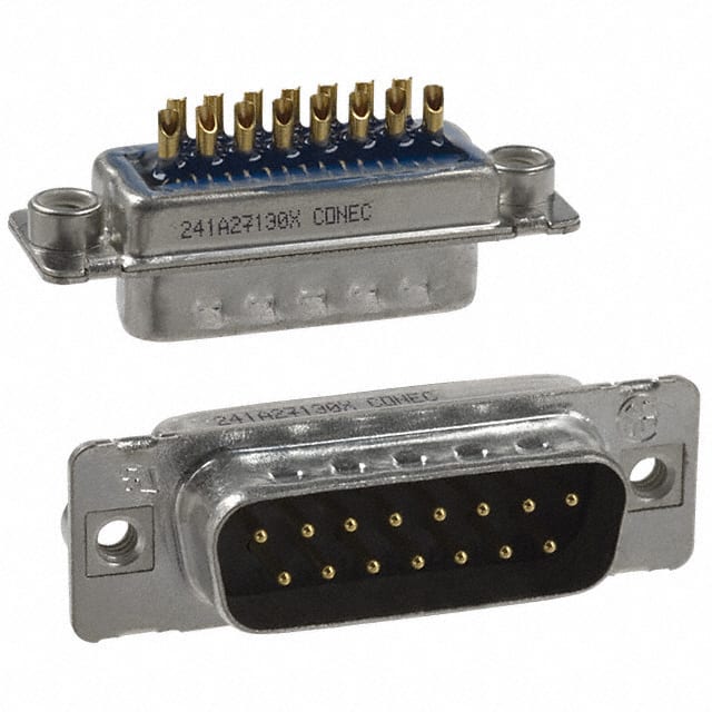 241A27130X CONN D-SUB PLUG 15POS SLDR CUP