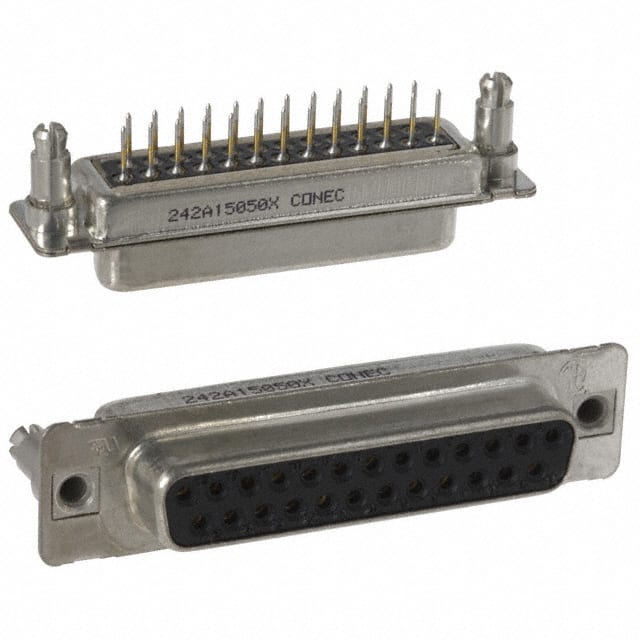 242A15050X CONN D-SUB RCPT 25POS VERT SLDR