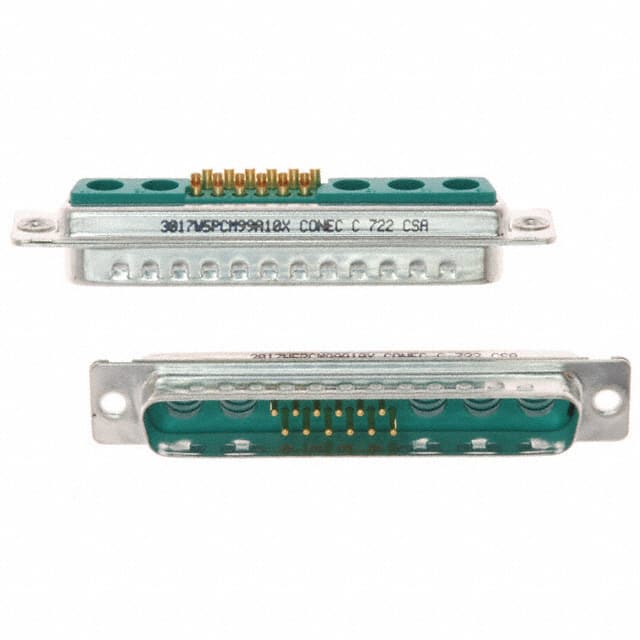 3017W5PCM99A10X CONN D-SUB PLUG 17POS SLDR CUP