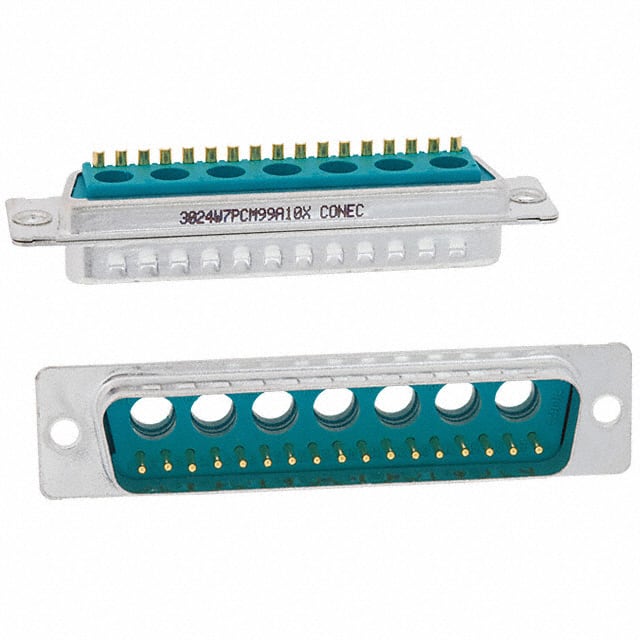 3024W7PCM99A10X CONN D-SUB PLUG 24POS SLDR CUP