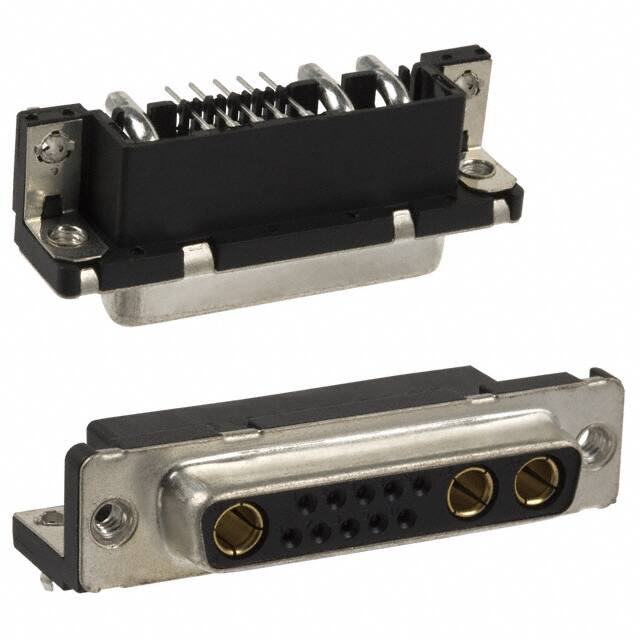 D13W3S17B5GX3CLF CONN D-SUB RCPT 13POS R/A SLDR