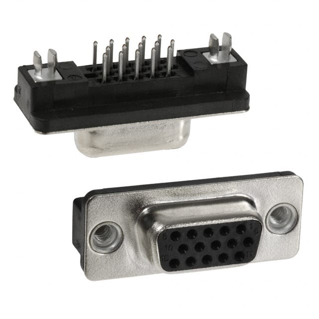 5749374-3 CONN D-SUB HD RCPT 15P VERT SLDR