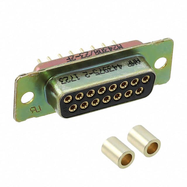 M24308/23-2F CONN D-SUB RCPT 15POS VERT SLDR