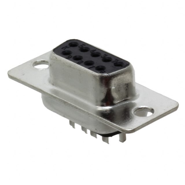 A-DF09LL-TL-B-R CONN D-SUB RCPT 9POS SLDR CUP