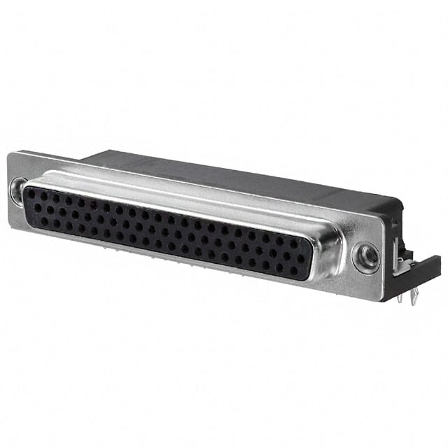 AHDF62A-KG-TAXB-R CONN D-SUB HD RCPT 62P R/A SLDR