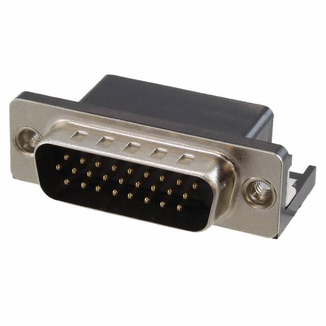AHDS26A-KG-TAXB-R CONN D-SUB HD PLUG 26P R/A SLDR