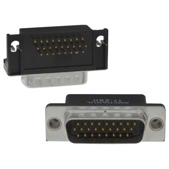 17EBH-026-P-AM-0-10 CONN D-SUB HD PLUG 26P R/A SLDR