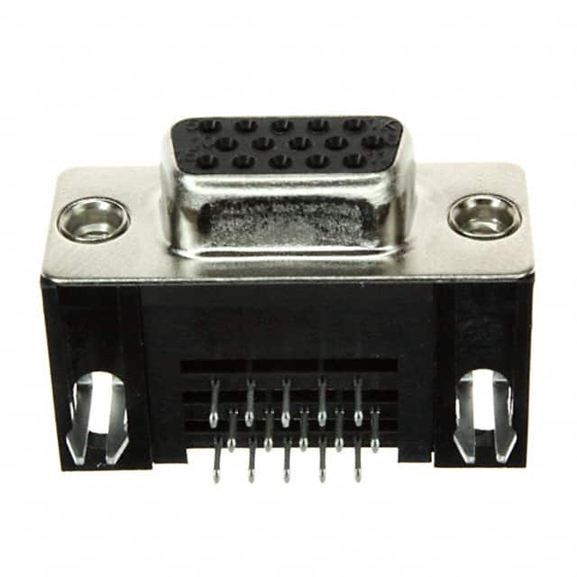 1-1734530-1 CONN D-SUB HD RCPT 15P R/A SLDR