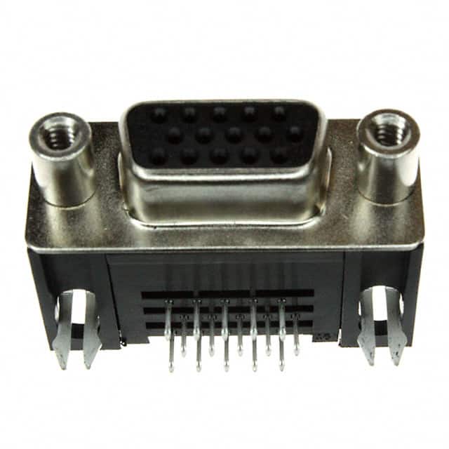 1734530-3 CONN D-SUB HD RCPT 15P R/A SLDR
