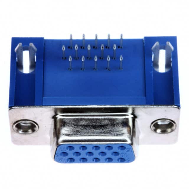 1734344-1 CONN D-SUB HD RCPT 15P R/A SLDR
