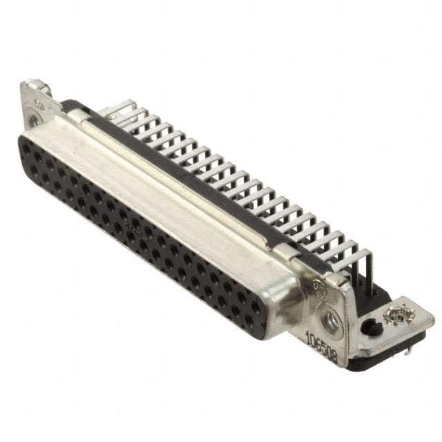 1-106508-2 CONN D-SUB RCPT 37POS R/A SLDR