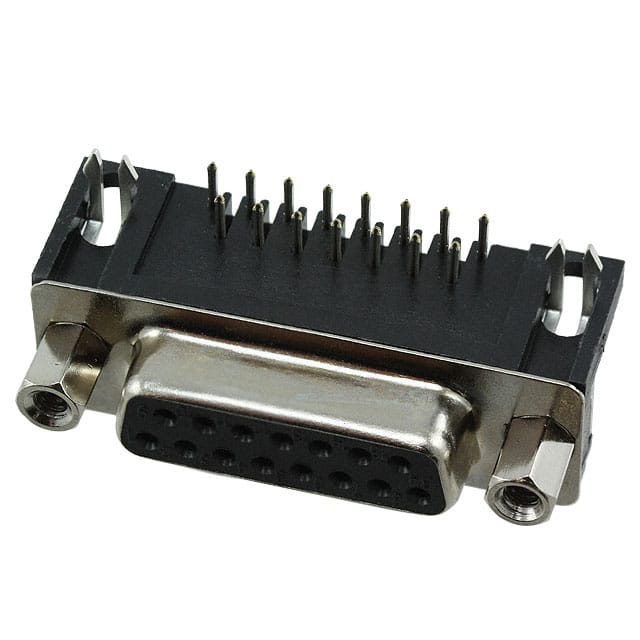10090099-S154VLF CONN D-SUB RCPT 15POS R/A SLDR