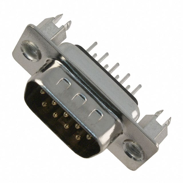 10090096-P094XLF CONN D-SUB PLUG 9POS VERT SLDR